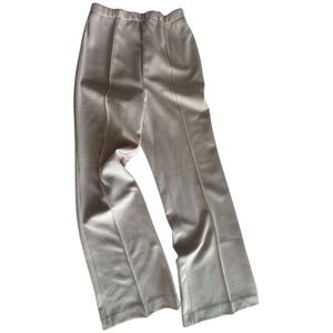 Vintage Mauve Pink‎ Elastic Waist Polyester Trousers | Three Flags